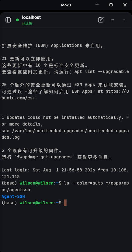 Rust 持有的 SSH 会话与打包渲染面